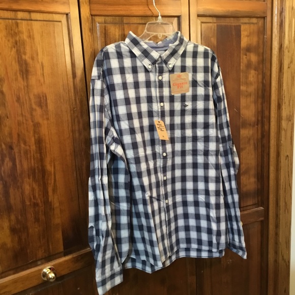 Dockers classic fit long sleeve shirt, size XXL, NWT, cotton - Picture 1 of 3